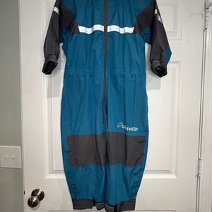 Blue Oakiwear rain suit size 6/7
